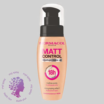 کرم پودر درماکول (Dermacol) مدل Matt Control شماره 1