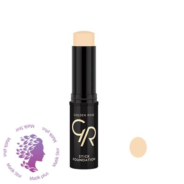 کرم پودر گلدن رز (Golden Rose) مدل stick foundation شماره 02