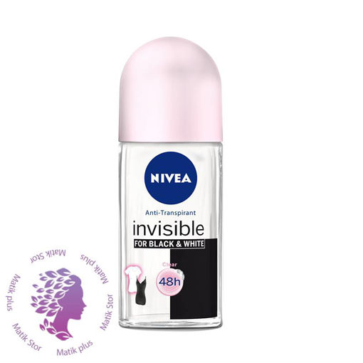 مام رول زنانه نیوآ (Nivea) مدل بلک اند وایت کلیر