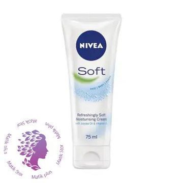 کرم مرطوب کننده تیوبی نیوآ (Nivea) مدل سافت حجم 75 میلی لیتر