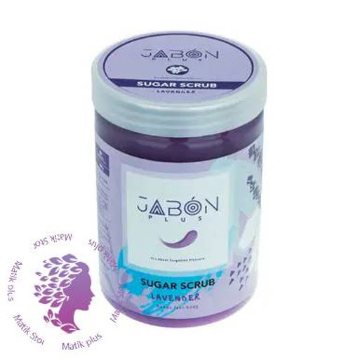 اسکراب شکری لایه بردار پوست ژبن پلاس مدل Lavender وزن 900 گرم