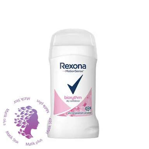 استیک ضد تعریق صابونی زنانه رکسونا (Rexona) مدل Biorythm حجم 50 میلی‌لیتر