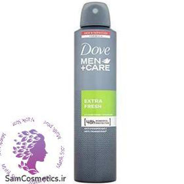 اسپری ضد تعریق آقایان مدل اکسترا فرش حجم 250 میلی لیتر داو ا Dove Fresh Mans Anti Sweat Spray 250 ml