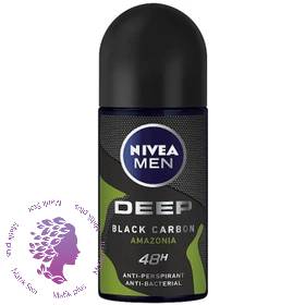 دئودورانت رول مردانه نیوآ مدل Deep Black Carbon Amazonia