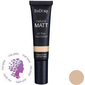 کرم پودر ایزادورا Natural Matt شماره 10 ا Isadora Natural Matt oil free Foundation No 10