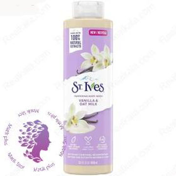 شامپو بدن وانیل و شیر جو دو سر سنت ایوز ا ST Ives VANILLA & OAT MILK shower gel