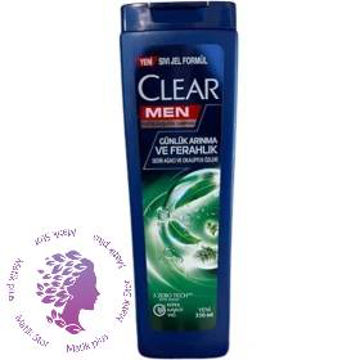 شامپو کلیر صدر و اوکالیپتوس ساخت ترکیه ضد شوره Clear خنک کننده ا Clear Sadr and Eucalyptus shampoo, made in Türkiye, anti-dandruff Clear cooling