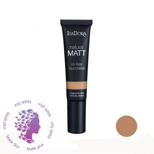 کرم پودر ایزادورا Natural Matt شماره 18 ا Isadora Natural Matt oil free Foundation No 18