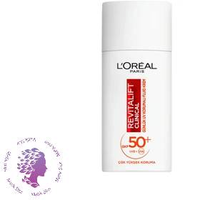 فلوئید ضد آفتاب بی رنگ SPF50 REVITALIFT CLINICAL لورآل LOREAL