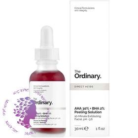 سرم پیلینگ و لایه بردار اوردینری روشن کننده و ضد لک 30 میل اصل ا The Ordinary AHA 30% + BHA 2% Peeling Solution