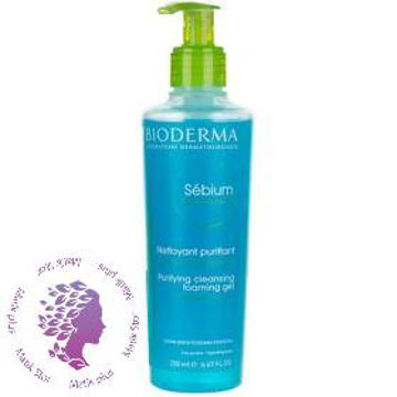 ژل شستشو بایودرما سبیوم موسانت حجم 200 میل ا Bioderma sebium Gel Moussant Wash 200ml