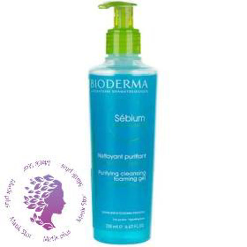 ژل شستشو سبیوم موسانت مناسب پوست چرب حجم 200 میل ا sebium Gel Moussant Wash 200ml