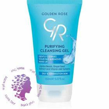 ژل پاک کننده صورت گلدن رز GOLDEN ROSE پوست چرب و مختلط حجم 150 میل ا Golden Rose Facial Cleansing Gel