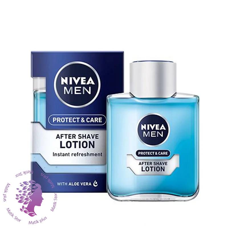 لوسیون افتر شیو نیوآ (Nivea) مدل Protect & Care حجم 100 میلی‌لیتر