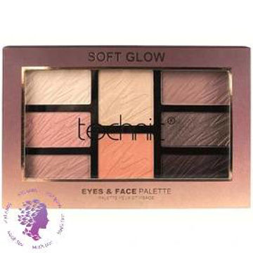 پالت سایه چشم و صورت تکنیک Soft Glow