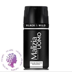 اسپری خوشبو کننده بدن مردانه مالیزیا مدل Black Wild حجم 150 میلی لیتر