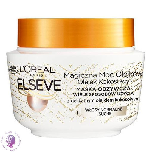 ماسک موی لورال Loreal اصل مدل magiczna حجم 300 میل | حاوی روغن مغذی و تقویت مو