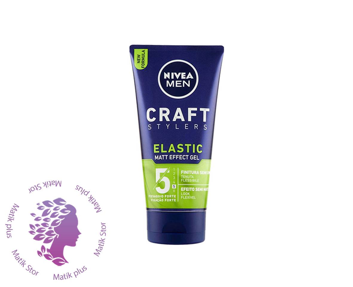 ژل حالت دهنده مو نیوا مدل الاستیک 5 Nivea Craft Stylers Elastic