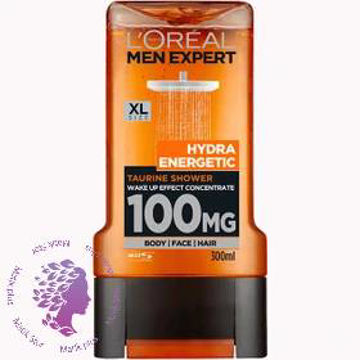 ژل حمام مردانه لورآل نارنجی مدل HYDRA ENERGETIC حجم 300 میل Loreal