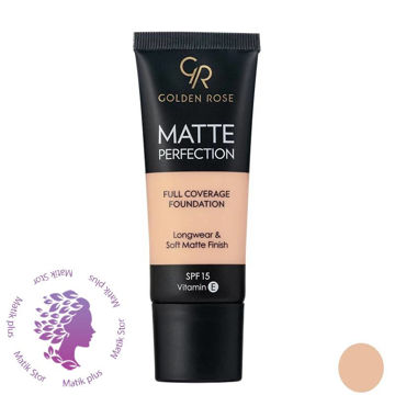 کرم پودر گلدن رز مدل matte perfection شماره c1 حجم 35 میلی لیتر