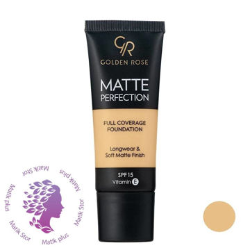 کرم پودر گلدن رز مدل Matte Perfection شماره W3 حجم 35 میلی لیتر