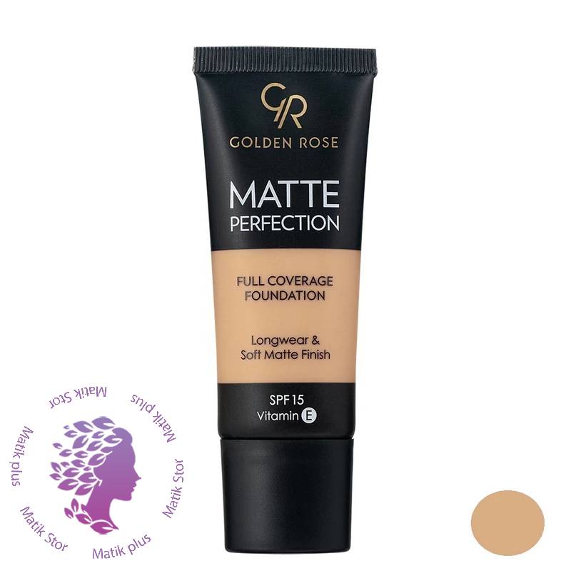 کرم پودر گلدن رز مدل Matte Perfection شماره n5 حجم 35 میلی لیتر