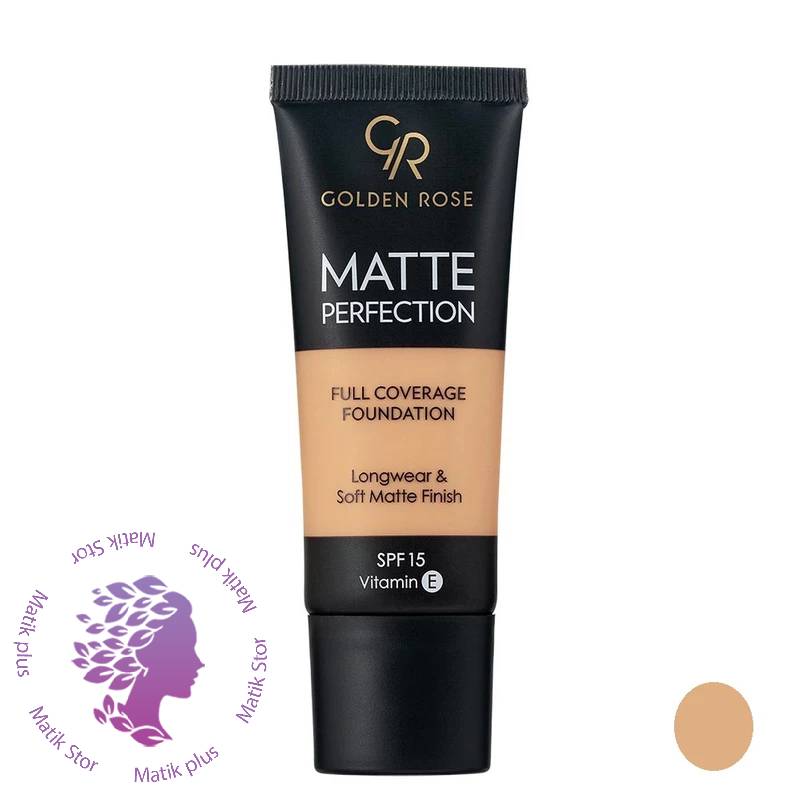 کرم پودر گلدن رز مدل Matte Perfection شماره W6 حجم 35 میلی لیتر