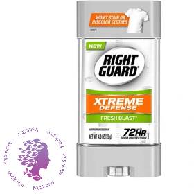 مام ژله ای مردانه مدل Fresh Blast حجم 113گرم رایت گارد ا Right Guard Xtreme Defence Fresh Blast Deodorant Gel 113g