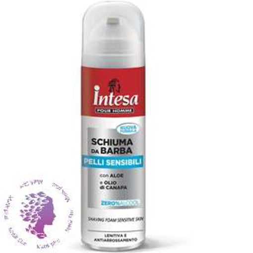 فوم اصلاح پوست های‌ حساس اینتسا Intesa Pelli Sensibili