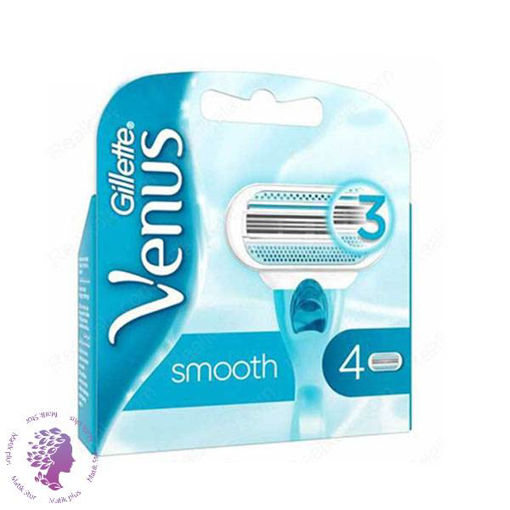 تیغ یدک ونوس اسموس ژیلت 4 تایی Gillette Venus Blades Smooth