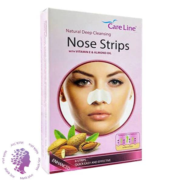 چسب بینی کر لاین حاوی عصاره بادام Care Line Deep Cleansing Nose Cucumber and Mint