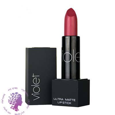 رژلب جامد مات ویولت شماره 350 ا Violet Ultra Matte Lipstick 350