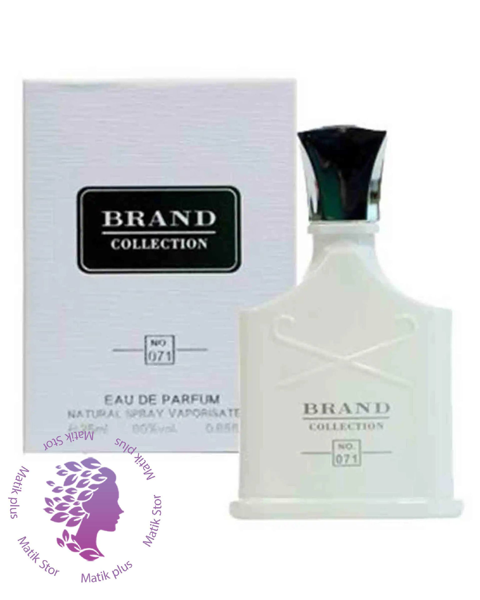 عطر جیبی مردانه کد 071 برند کالکشن Brand Collection مدل Creed Silver Mountain Water حجم 25ml