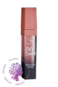 رژ لب مایع گلدن رز مدل My matte شماره 04