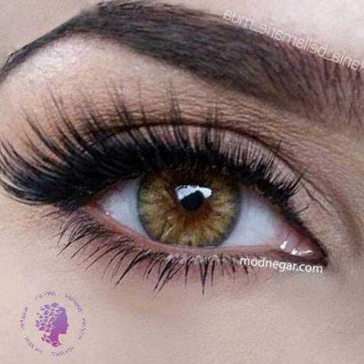 لنز رنگی راینورا Caramel Brown دور دار قهوه ای کاراملی