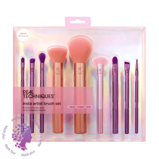 براش ست ریل تکنیکس 9 تایی مدل Insta Artist Brush Set